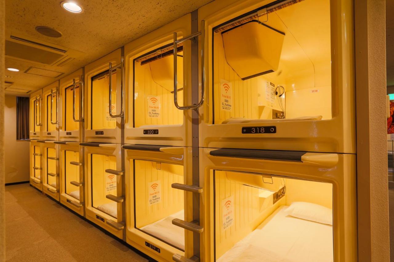 Отель Capsule Land Yushima Токио Экстерьер фото