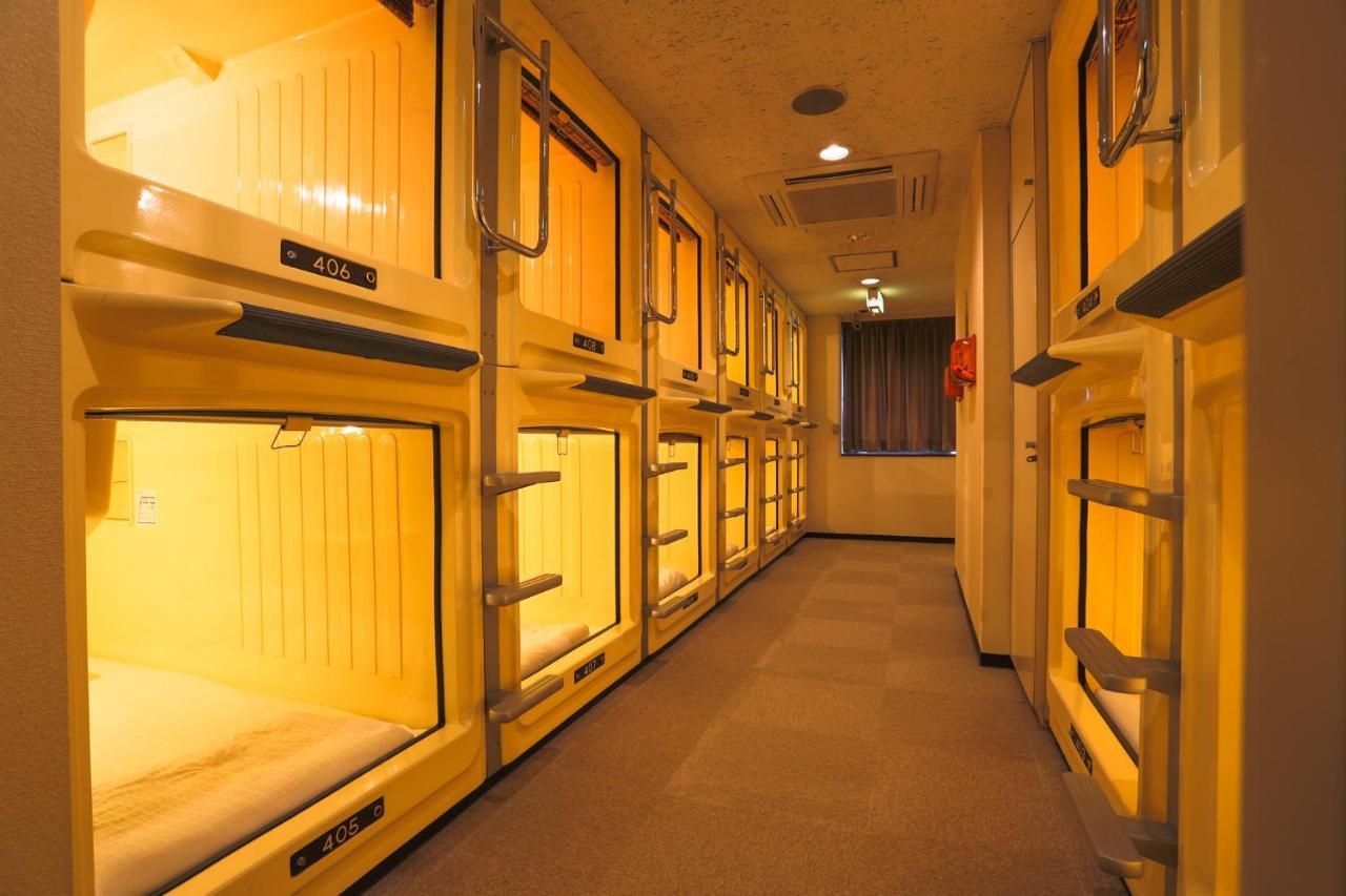 Отель Capsule Land Yushima Токио Экстерьер фото